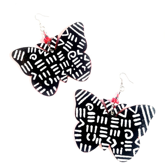 Mudcloth Butterflies