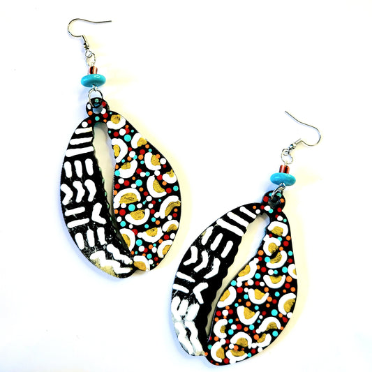 Mudcloth Cowrie Shell