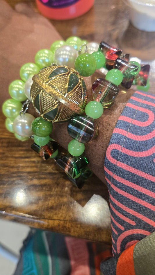 Green African Expression