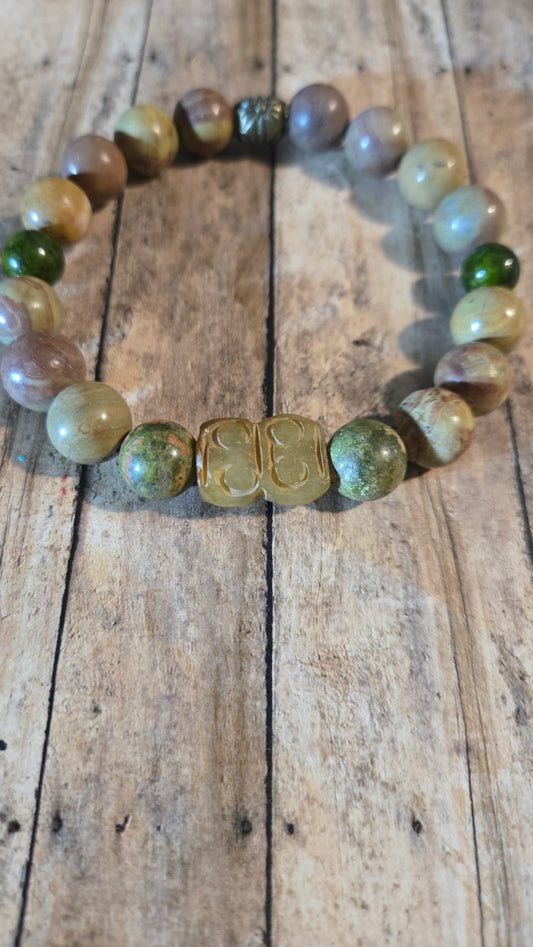 Natural stone bracelet