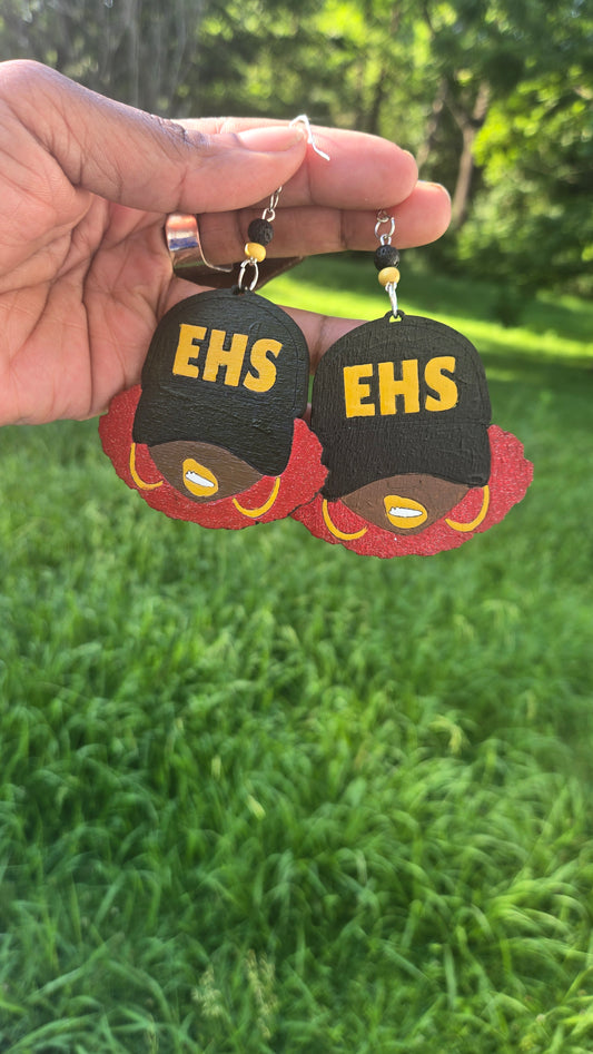 Ensley High School Diva Earrings