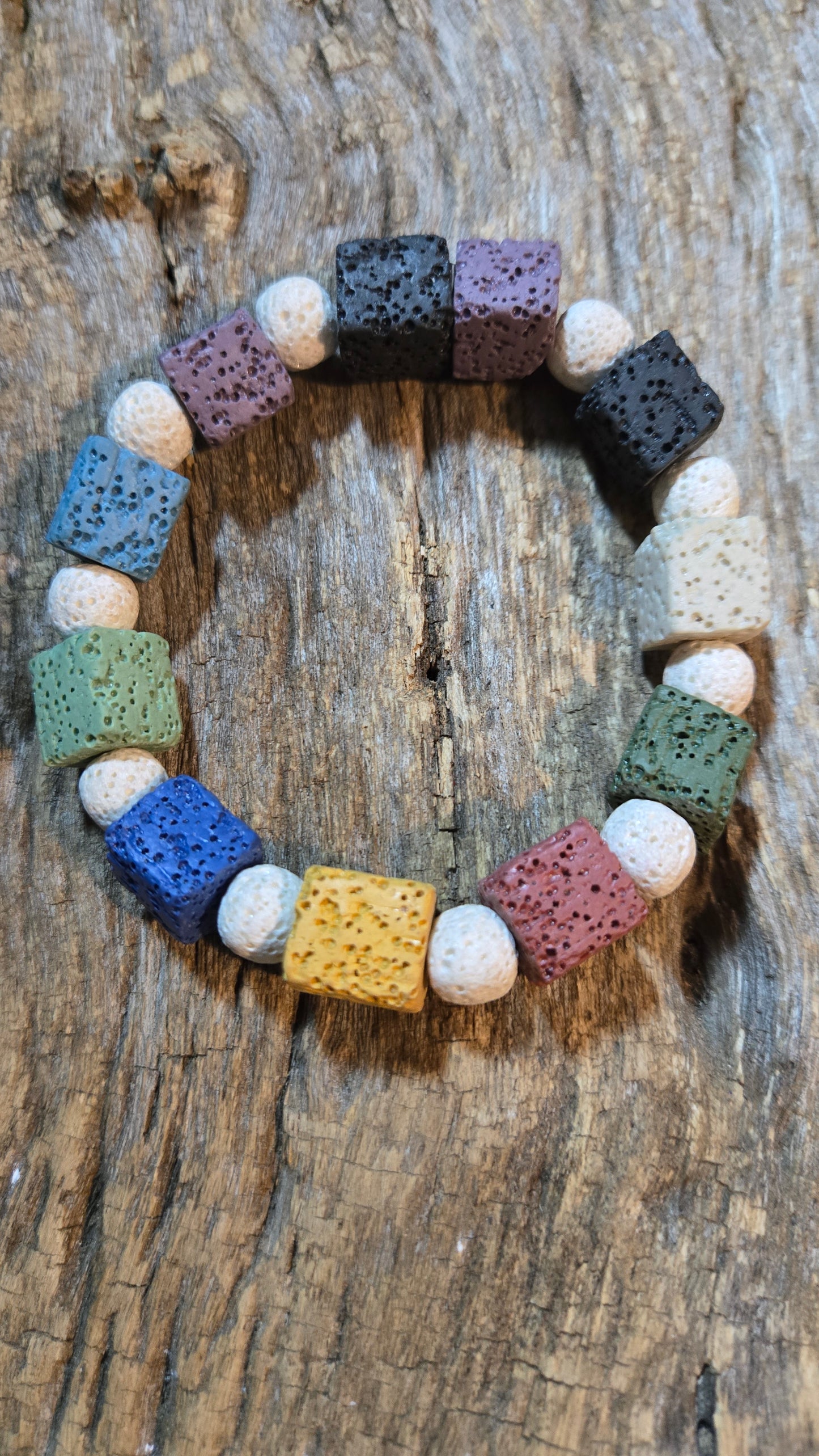 Men Lava Bracelet
