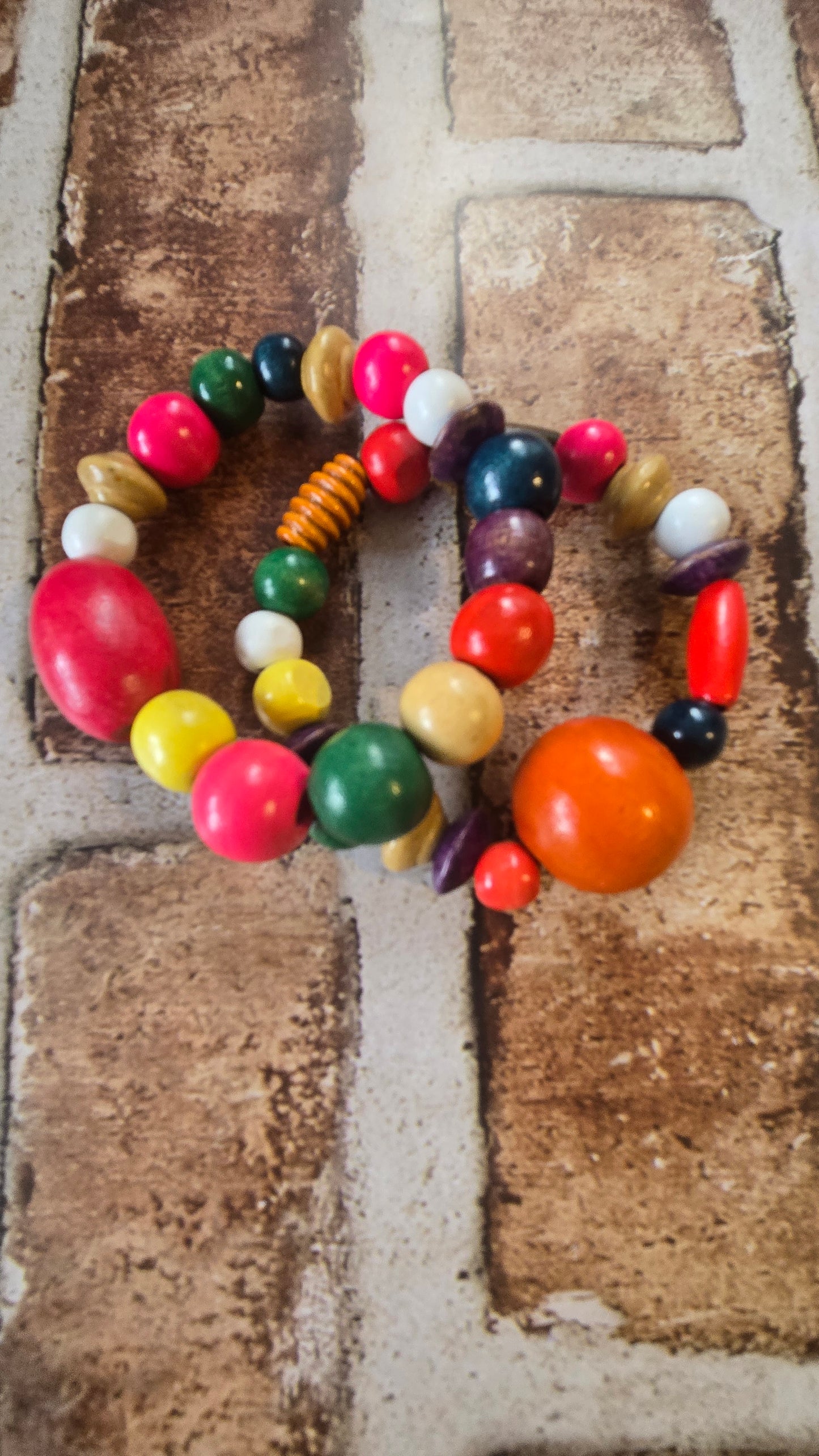 Wood set bracelets