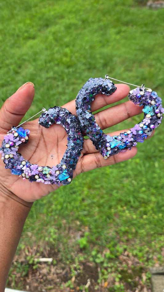 Heart Junk Earrings