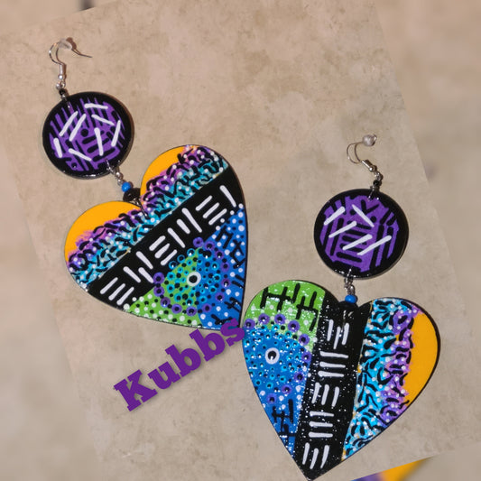 Heart Mudcloth